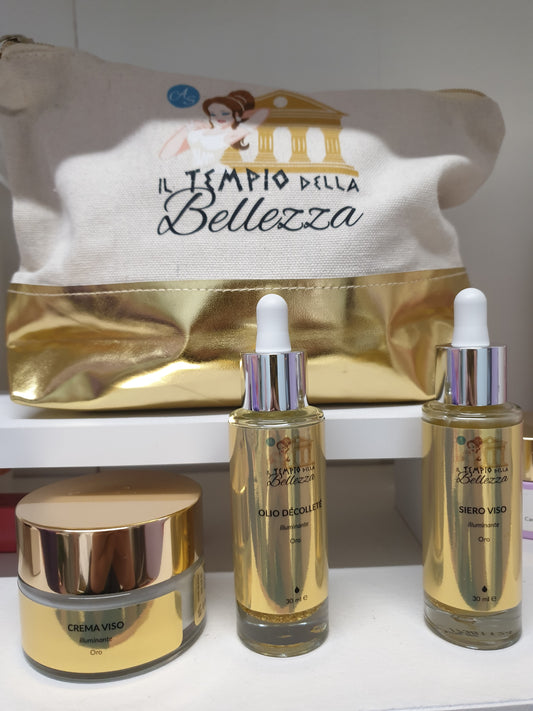 Kit  Viso Illuminante Oro
